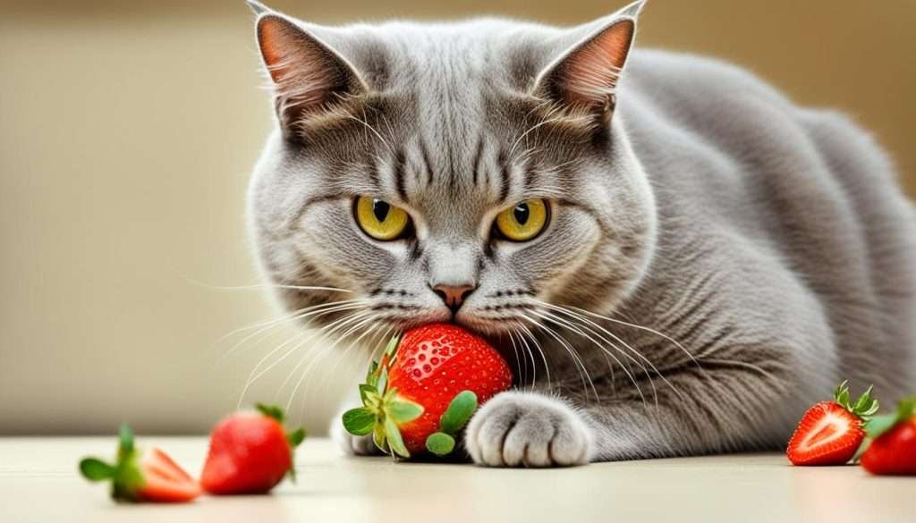 Can cats eat strawberries