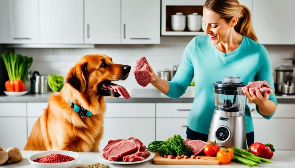 Transitioning dog to raw diet