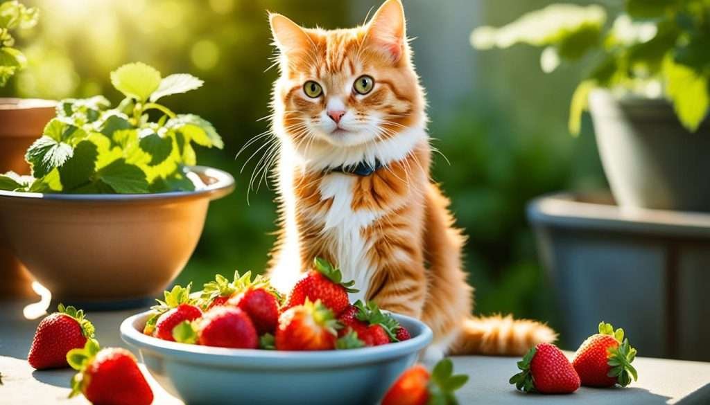 can cats eat strawberries