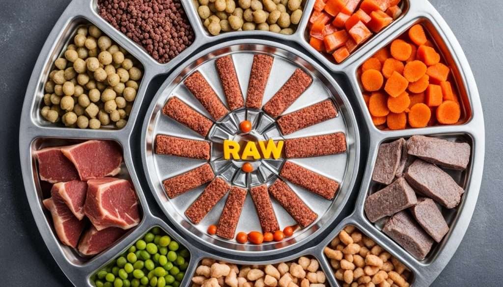 raw dog food portion sizes