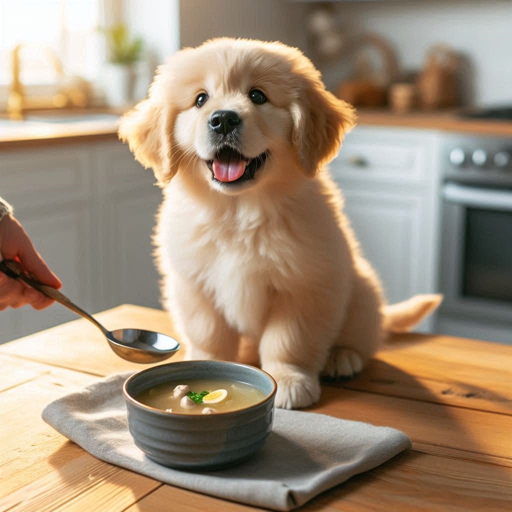 A dog with Borth