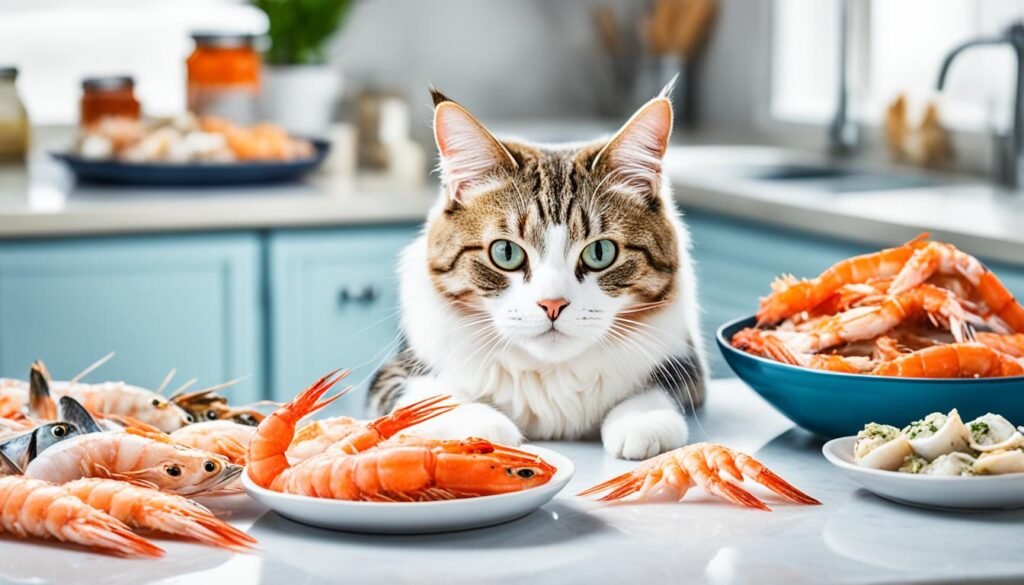 can i feed my cat raw shrimp