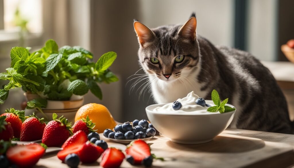 how to feed yogurt to cats