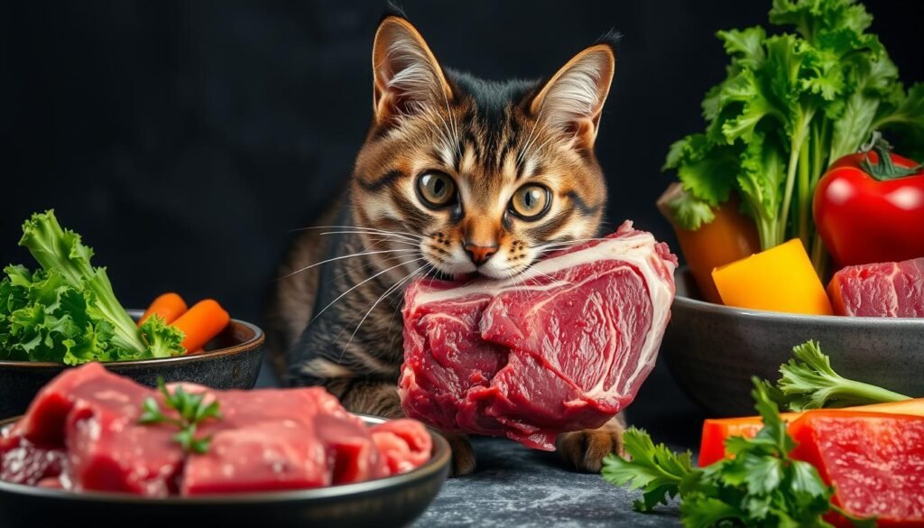 raw meat diet for cats
