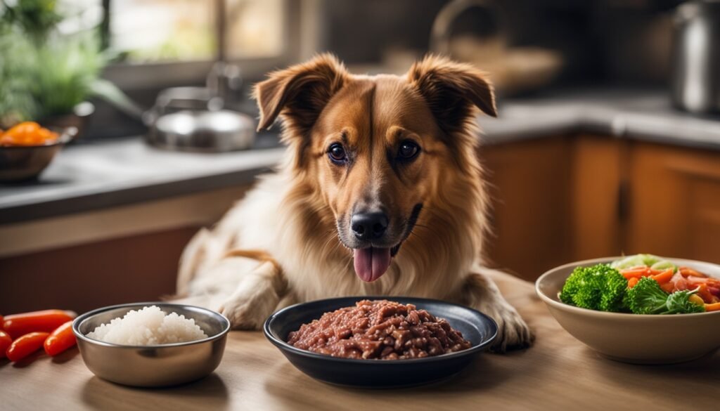 transitioning dog to raw diet