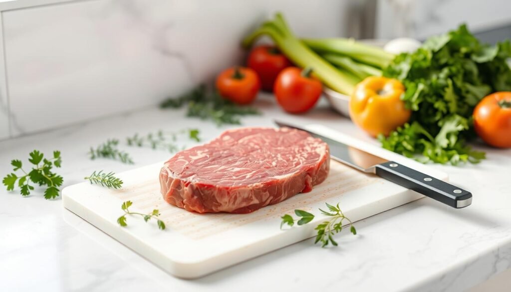 safe raw beef preparation